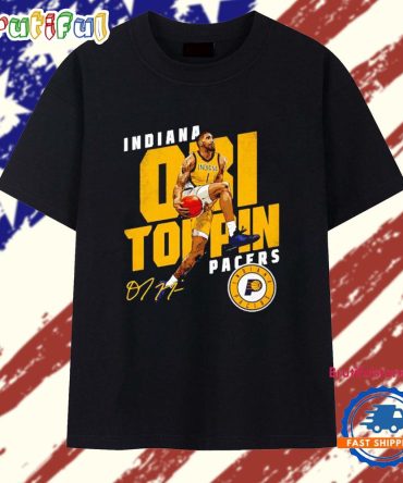 Obi Toppin Indiana Pacers Signature Graphic T Shirt