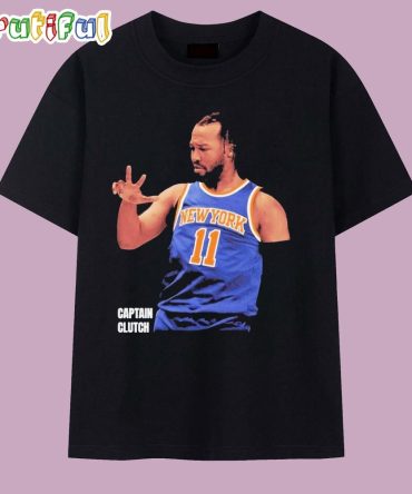 Official New York Knicks Jalen Brunson Captain Clutch T Shirt