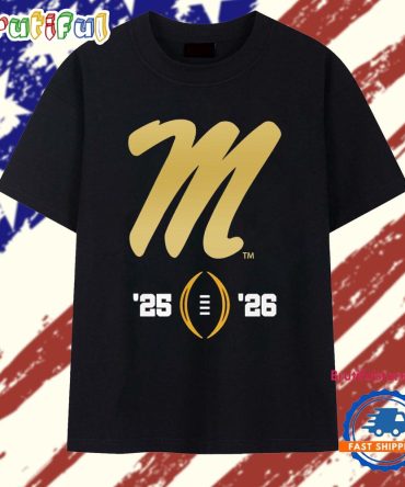 Official Ole Miss Football 2025-2026 College Football Playoff T Shirt