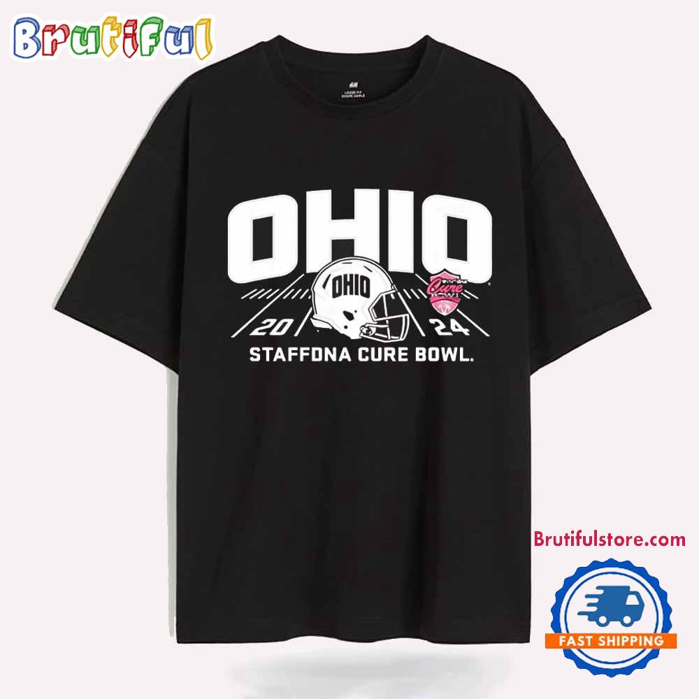 Ohio Bobcats 2024 Staffdna Cure Bowl T Shirt