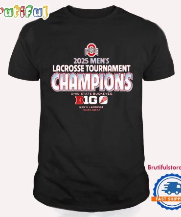 Ohio State Buckeyes 2025 Big Ten Men’S Lacrosse Conference Tournament Champions T Shirt