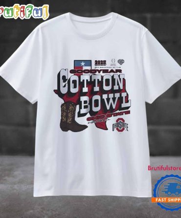 Ohio State Buckeyes 2025 Cfp Goodyear Cotton Bowl T Shirt