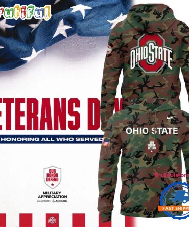 Ohio State Buckeyes 2025 Military Appreciation New Camohoodie Shirt