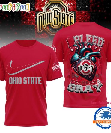 Ohio State Buckeyes 2025 Ncaa I Bleed Unisex 3D Shirt