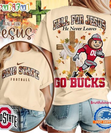 Ohio State Buckeyes 2025 Ncaa Season Fall For Jesus Unisex 3D Shirt