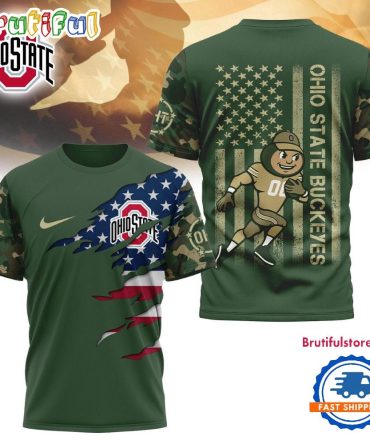 Ohio State Buckeyes 2025 Ncaa Veteran Limited 3D Shirt