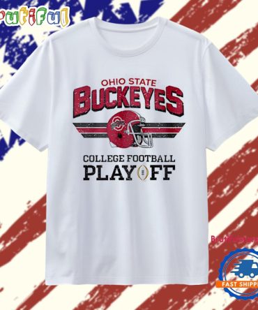 Ohio State Buckeyes 2025-26 College Football Playoff Helmet T Shirt