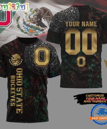 Ohio State Buckeyes Mexican Heritage New Unisex 3D Shirt