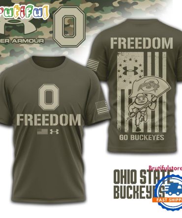 Ohio State Buckeyes Ncaa Freedom Under Armour Limited Edition 3D Shirt