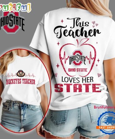 Ohio State Buckeyes Teacher Appreciation Month Vintage T Shirt
