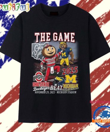 Ohio State Buckeyes The Game Beat Michigan 2025 Michigan Stadium Vintage T Shirt