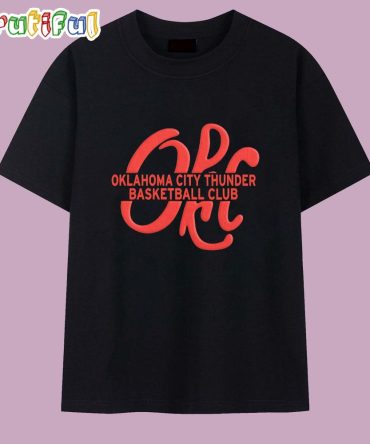 Okc Oklahoma City Thunder Basketball Club T Shirt