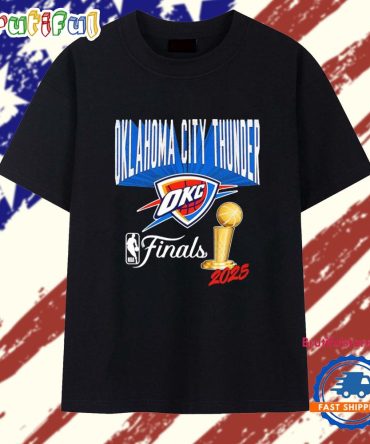 Okc Thunder 2025 Nba Finals Statement Trophy T Shirt