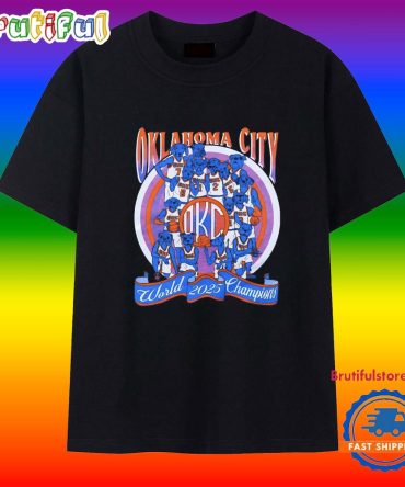 Oklahoma City Thunder Dogs 2025 World Champions T Shirt