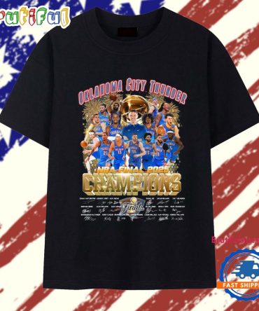 Oklahoma City Thunder Nba Champions Final Limited Edition 2025 T Shirt