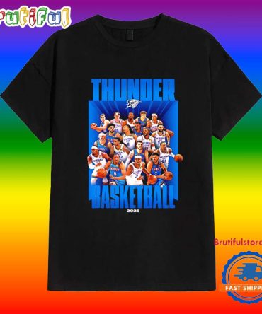 Oklahoma City Thunder Team College 2024-2025 Roster Shirt