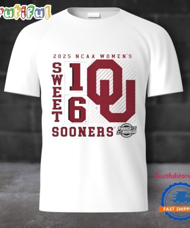 Oklahoma Sooners 2025 March Madness Sweet 16 No Look Pass T Shirt