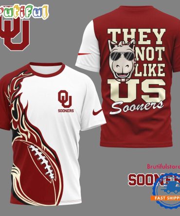 Oklahoma Sooners 2025 Ncaa They Not Like Us Unisex 3D Shirt