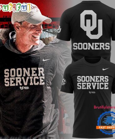 Oklahoma Sooners Football Sooner Service 2025 T Shirt