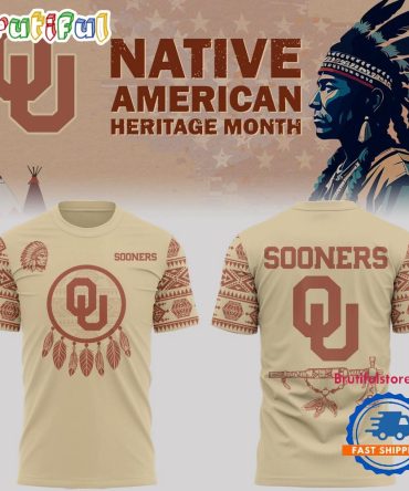 Oklahoma Sooners Native American Heritage Month New T Shirt