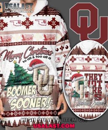 Hot Oklahoma Sooners Ncaa Premim Blanket Hoodie
