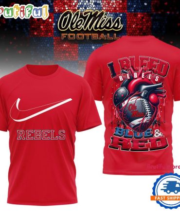 Ole Miss Rebels 2025 Ncaa I Bleed Unisex 3D Shirt