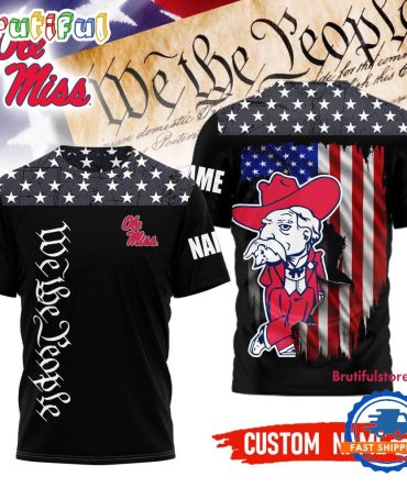 Ole Miss Rebels 2025 Ncaa We The People Limited Edition 3D Shirt