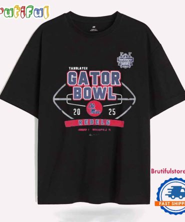 Ole Miss Rebels Taxslayer Gator Bowl January 2 2025 Rebels T Shirt