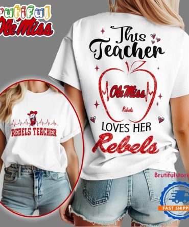 Ole Miss Rebels Teacher Appreciation Month Vintage T Shirt