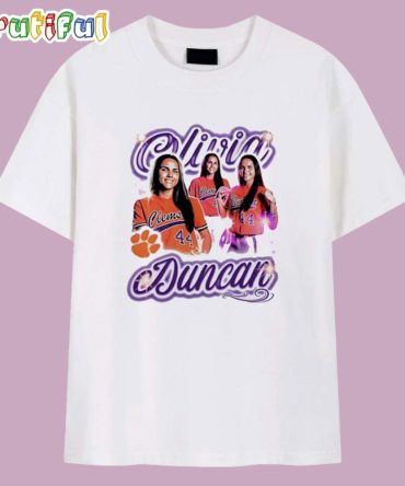 Olivia Duncan Clemson Tigers Softball Graphic T Shirt