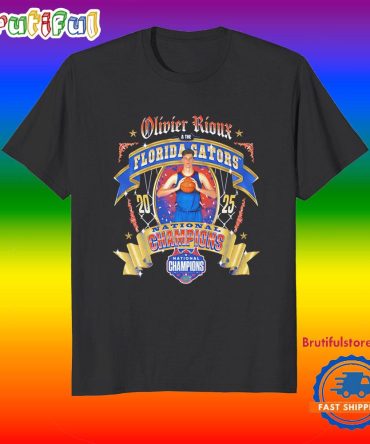 Olivier Rioux Florida Gators 2025 National Champions T Shirt