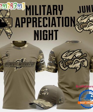 Omaha Storm Chasers Military Appreciation Night 2025 Limited Edition T Shirt