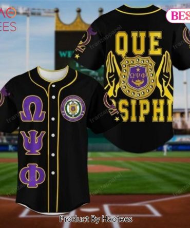 Stylish Omega Psi Phi Baseball Jersey – Perfect For Fraternity Fans!