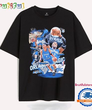 O’Neal Howard And Hardaway Orlando Magic Graphic T Shirt