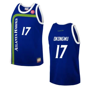 Atlanta Hawks Onyeka Okongwu Hardwood Classics Fashion Jersey Blue - Alzaintravels