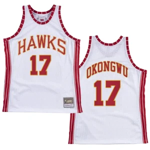 Atlanta Hawks Onyeka Okongwu Hardwood Classics Jersey Retro White - Alzaintravels