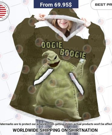 Oogie Boogie Hoodie Blanket