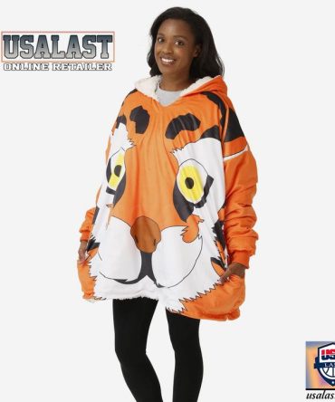 Clemson Tigers Mascot Blanket Hoodie Hoodie Blanket