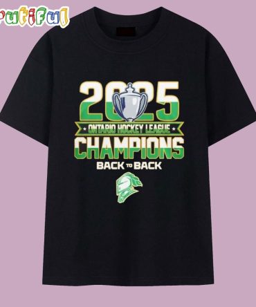 Original 2025 Ontario Hockey League Champions Back To Back T Shirt