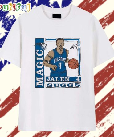 Orlando Magic Jalen Suggs #4 Caricature Signature T Shirt
