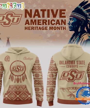Osu Cowboy 2025 Football X Native American Heritage Month Hoodie