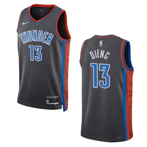 Oklahoma City Thunder Ousmane Dieng 2022-23 City Edition Gray Swingman Jersey - Alzaintravels