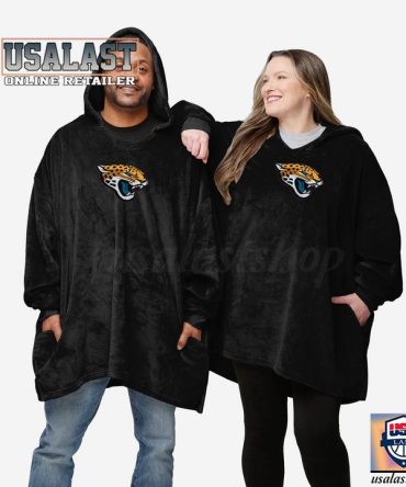 New Nfl Jacksonville Jaguars Lightweight Blanket Hoodie Hoodie Blanket