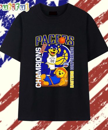 Pacers 2025 Eastern Conference Champions Mascot T Shirt