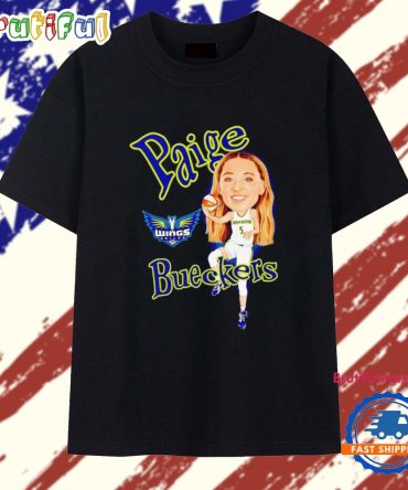 Paige Bueckers Sketch Caricature Dallas Wings T Shirt