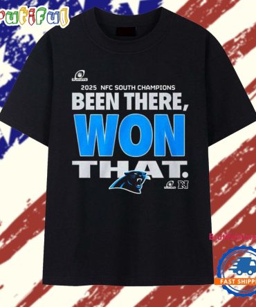 Panthers Been There Won That 2025 Nfc South T Shirt