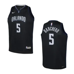 Youth Orlando Magic 2022-23 City Edition Paolo Banchero Black Jersey - Alzaintravels