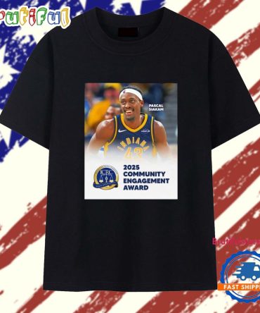 Pascal Siakam 2025 Indiana Civil Rights Commission’S Community Engagement Award T Shirt