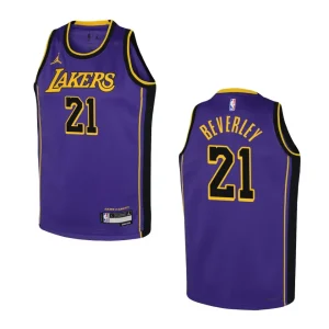 Youth Los Angeles Lakers 2022-23 Statement Edition Patrick Beverley Purple Jersey - Alzaintravels