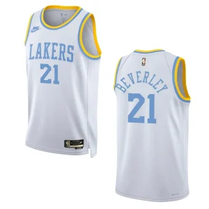 Los Angeles Lakers Patrick Beverley White 75 Anniversary 2022-23 Classic Edition Jersey - Alzaintravels